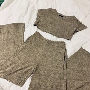 Crop Top + Pant Set